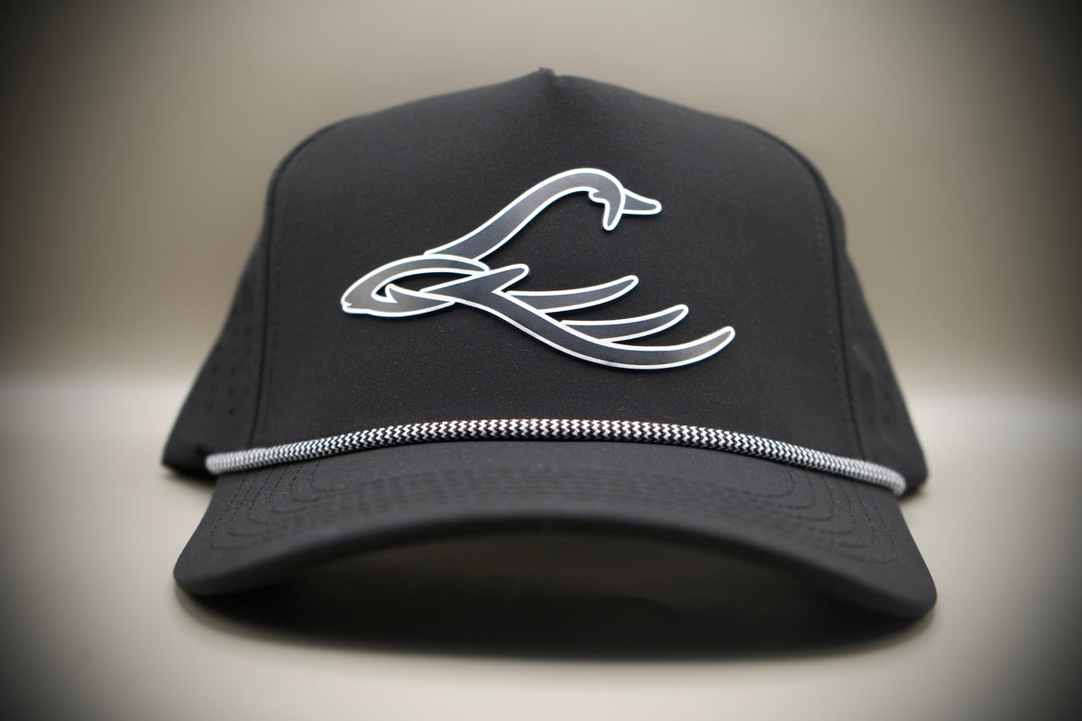 Black 5 Panel SD SnapBack