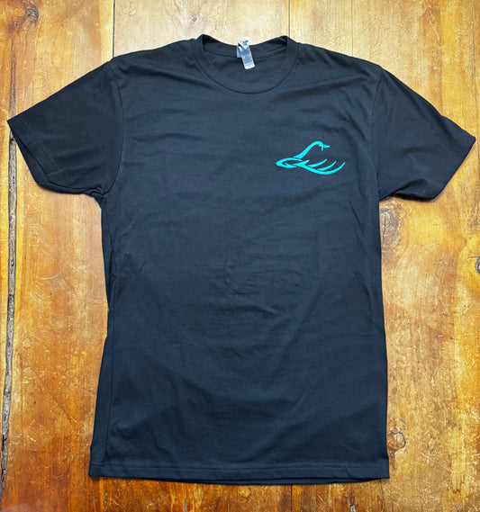 Black/Teal Denali T-Shirt