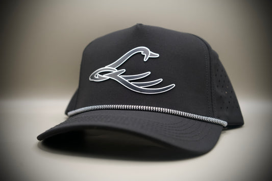 Black 5 Panel SD SnapBack