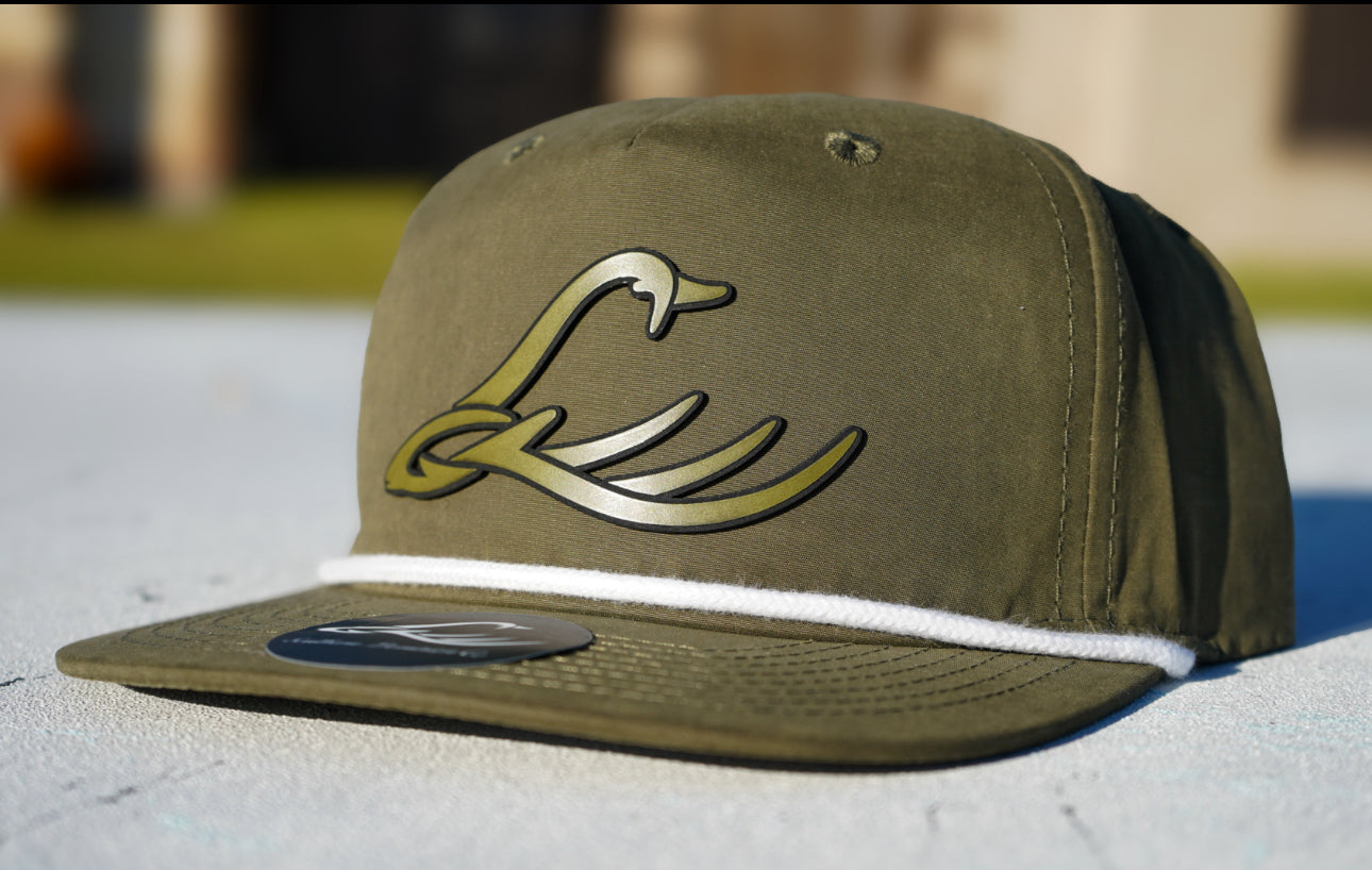 Olive-Classic Rope SnapBack