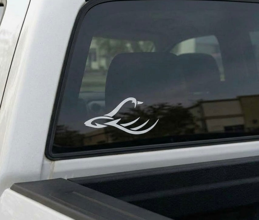 White SD Decal
